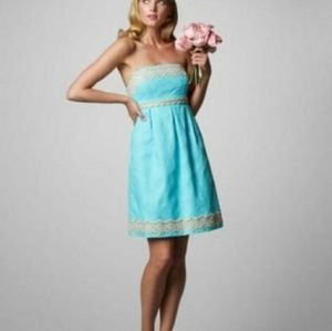 Lily Pulitzer Strapless Goddess Cocktail Dress